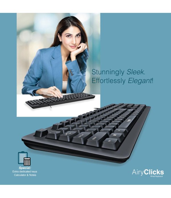 FINGERS WIRED KEBOARD AIR CLICKS