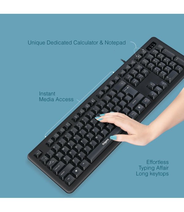 FINGERS WIRED KEBOARD AIR CLICKS