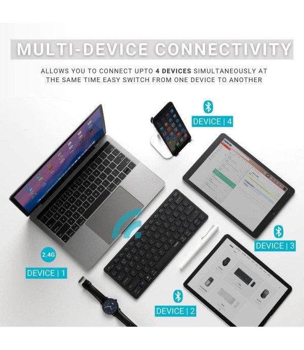 RAPOO MULTIMODE WIRELESS KEYBOARD E9050G