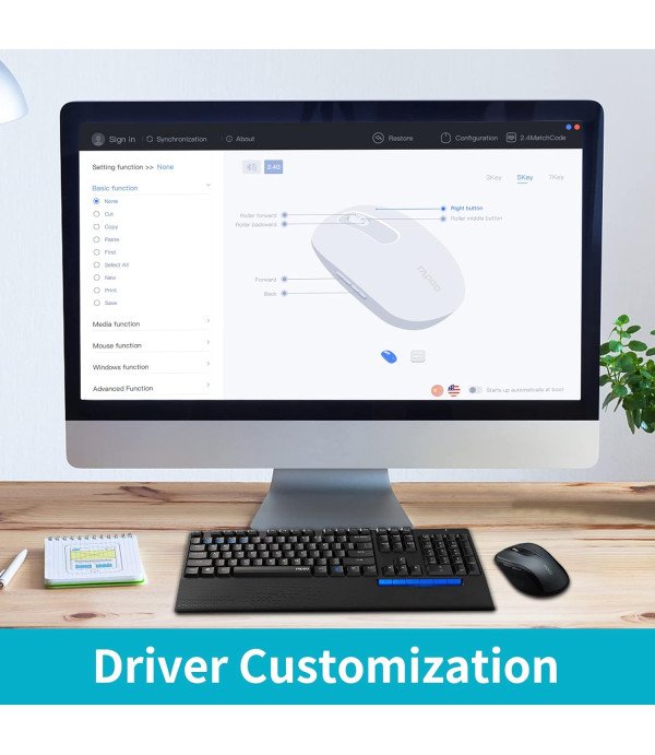 RAPOO WIRELES MOUSE SILENT MULTIMODE M500