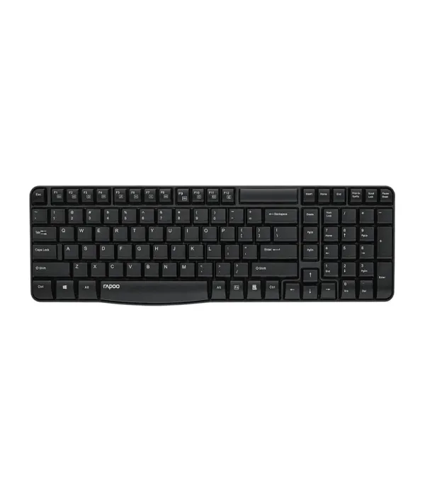 RAPOO BLACK KEYBOARD WIRELESS E1050