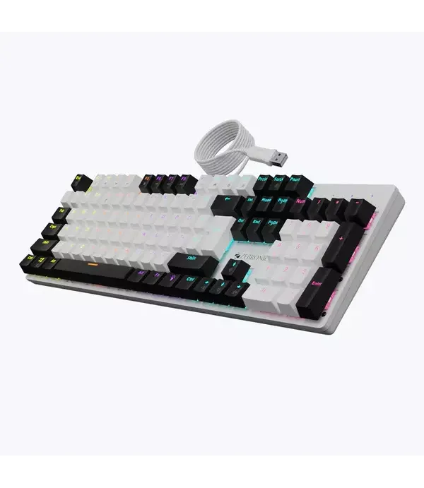 ZEB K4001 KEYBOARD NITRO PLUS WHITE PLUS BLACK