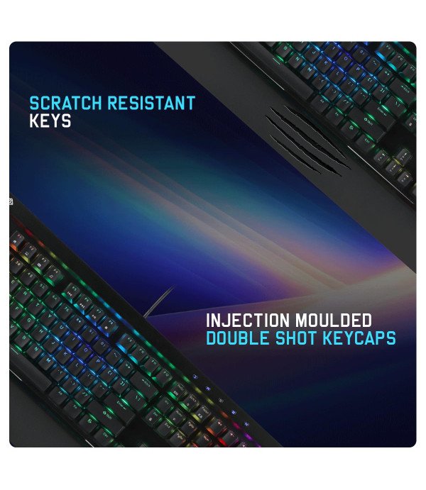 COSMIC BYTE CB GK 29 BLACK EYE PRO BLUE SWITCH KEYBOARD