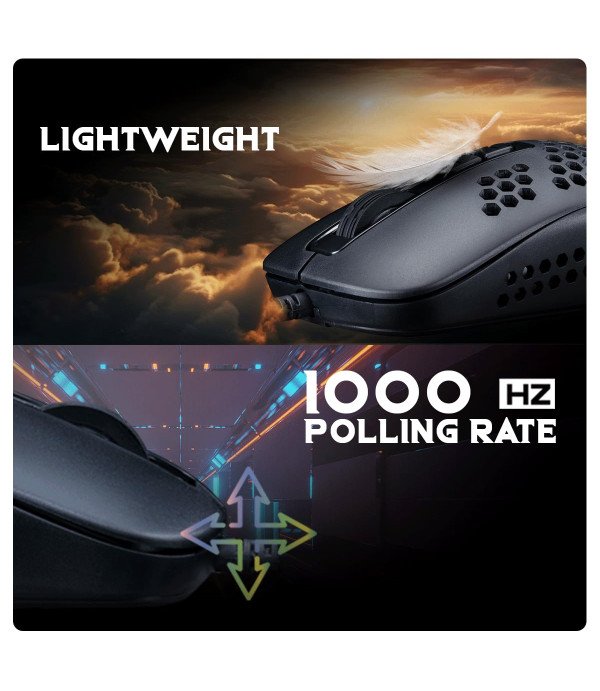 COSMIC BYTE ORCUS WIRED MOUSE (BLACK)