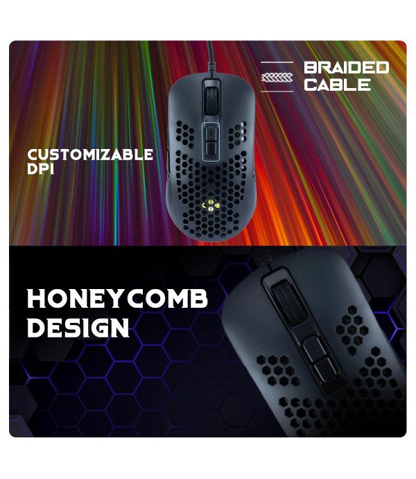 COSMIC BYTE ORCUS WIRED MOUSE (BLACK)