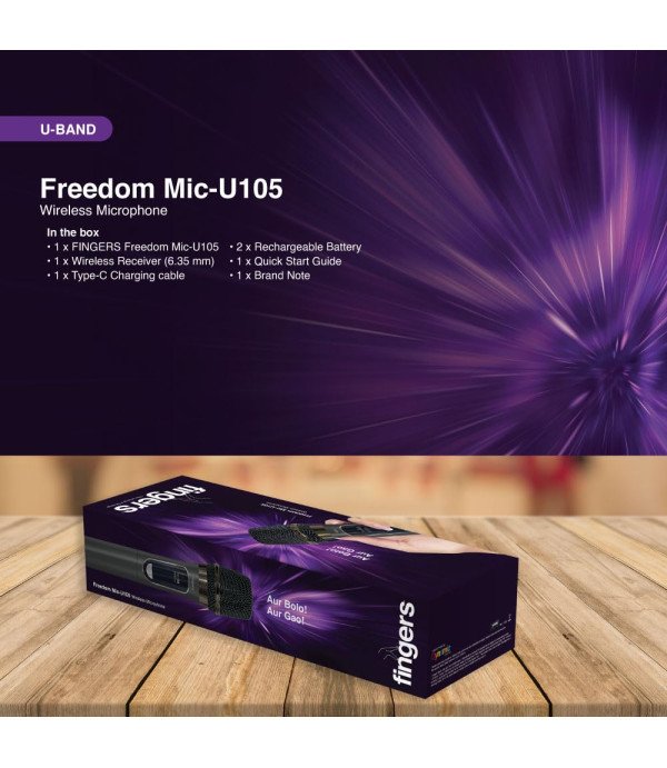 FINGERS WIRELESS FREEDOM MIC U105