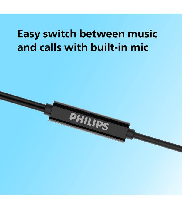 PHILIPS EARPHONE TAE-1107BKPWRD