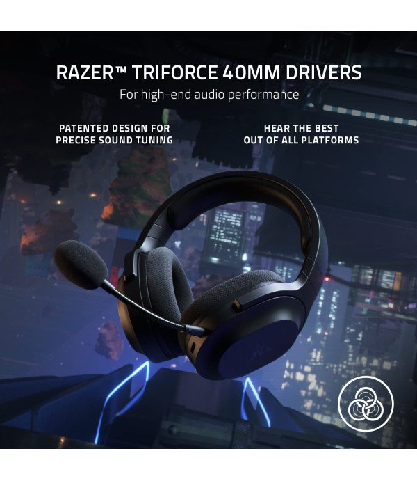 RAZER WIRELESS GAMING HEADSET BARRACUDA X