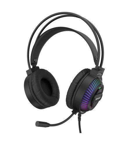 ZEBRONIC HEADPHONE USB WITH AND VOL JUPITER BLACK