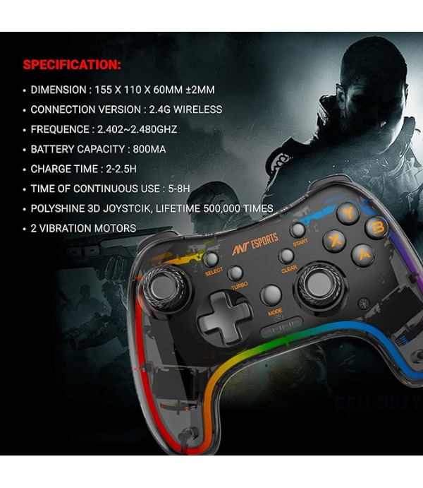 ANT ESPORTS WIRELESS GAMEPAD GP310R