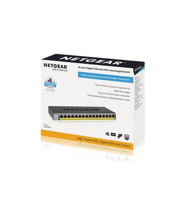 NETGEAR 16PORT POE + GS116PP
