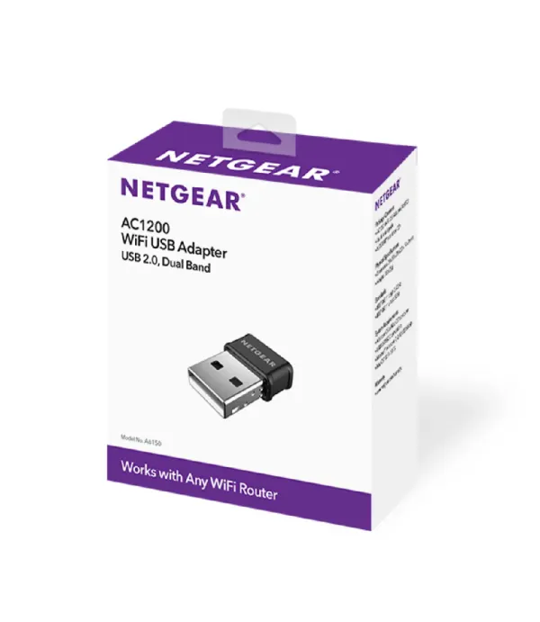 NETGEAR DUAL BAND USB ADAPTER AC1200 - A6150.10000S