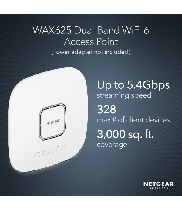 NETGEAR WIFI ACCESS POINT WAX625-100APS