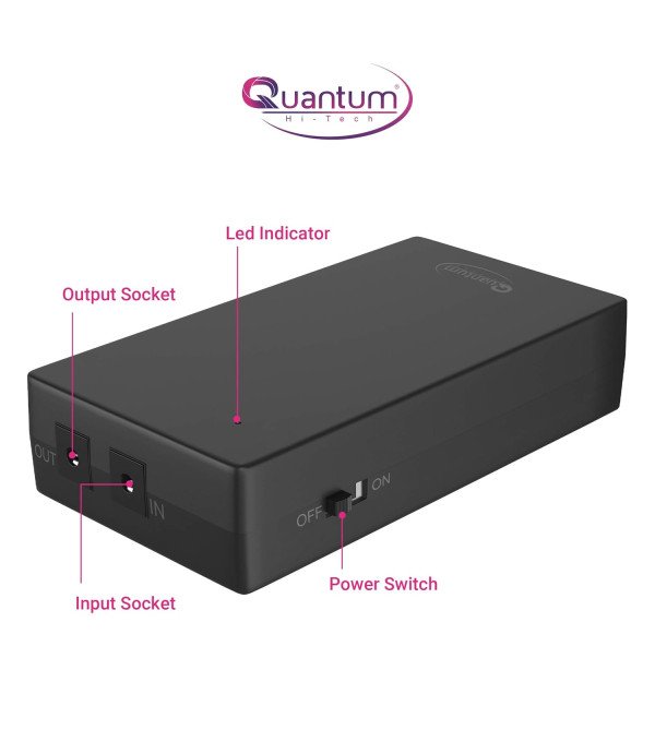 QUANTUM 12V ROUTER UPS QHM660