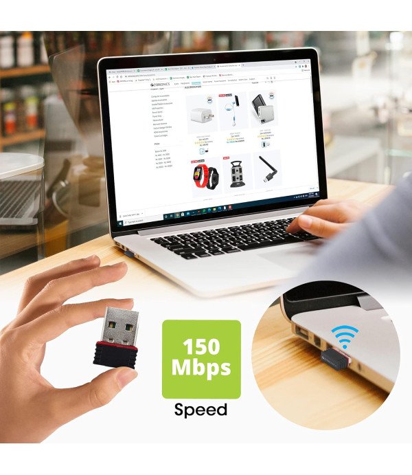 ZEBRONIC USB WIFI -MINI ADAPTER 150WF1