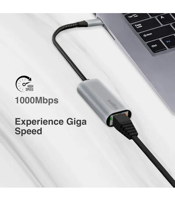 FINGERS GIGASPEED HUB (TYPEC TO GIGA)