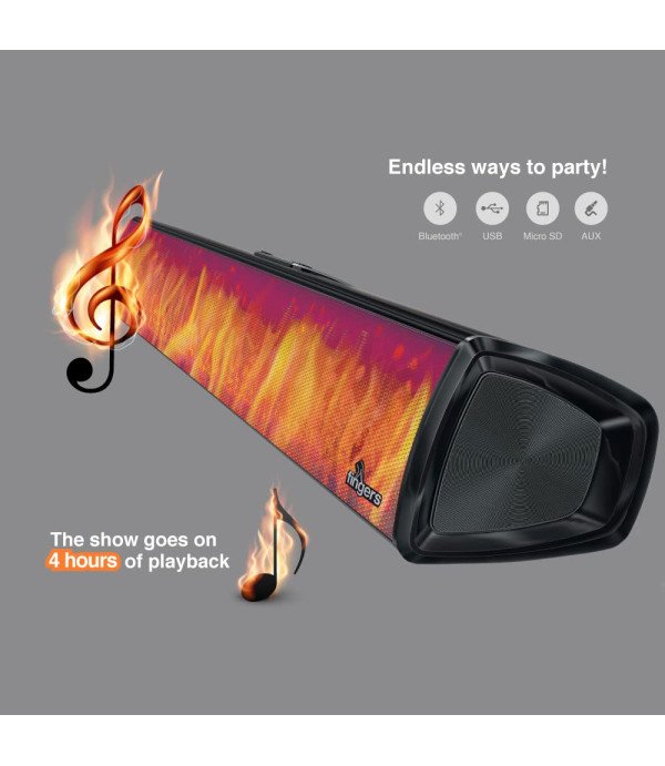 FINGERS SPEAKER BT SPEAKER SOUND FLAME