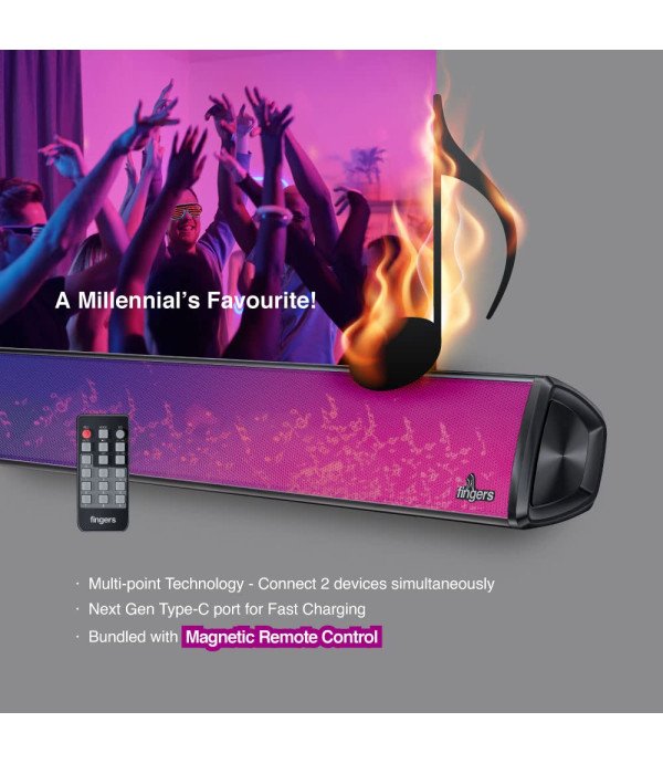 FINGERS SPEAKER BT SPEAKER SOUND FLAME