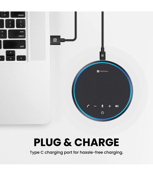 PORTRONICS TALK ONE CONFERENCE SPEAKER BLACK POR 1386