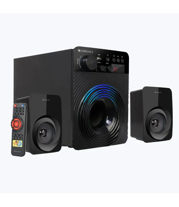 ZEBRONICS 2.1 MULTIMEDIA SPEAKER - UDAAN PRO BTRUCF