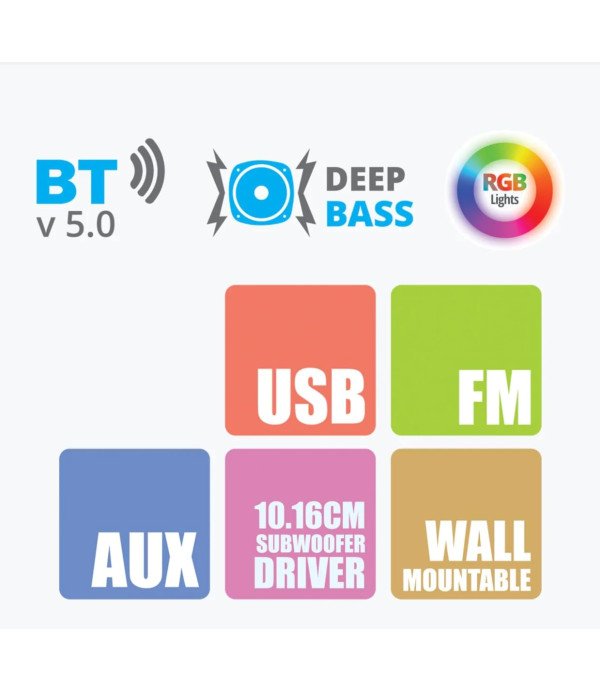 ZEB SPEAKER 2.1 RAINBOW