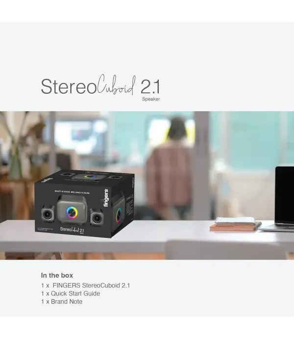 FINGERS MULTIMEDIA SPEAKER STEREOCUBOID 2.1