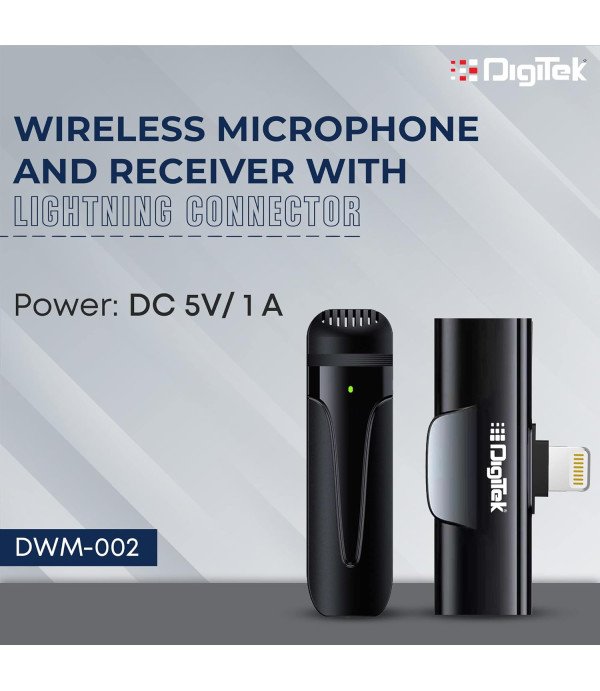 DIGITEK WIRELESS MIC DWM-002