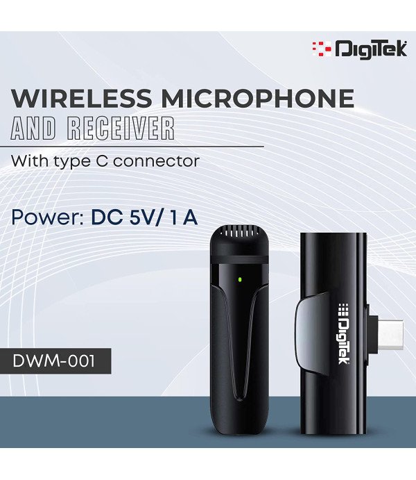 DIGITEK WIRELESS MICROPHONE DWM 001 PRO