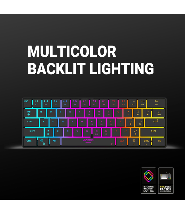 ANT ESPORTS GAMING KEYBOARD BT VISION - MK1500 MINI