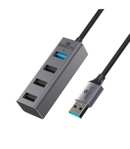 AMKETTE 4 PORT USB 3.0 HUB WITH 1USB 3.0 PORT 427