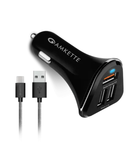 AMKITTE POWER PRO CAR CHARGER TYPEC CABLE 864