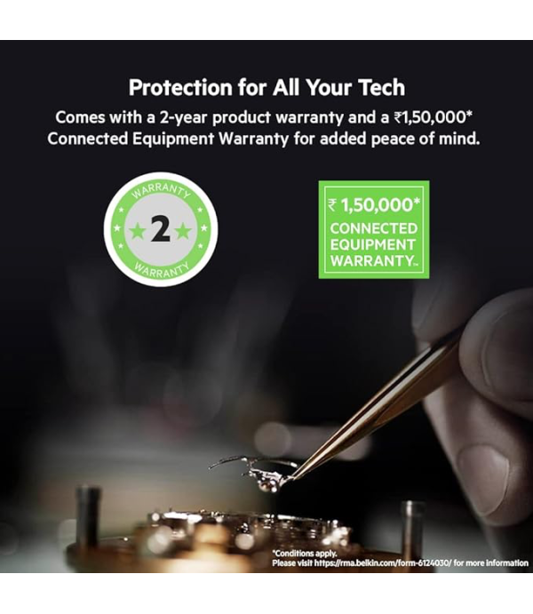 BELKIN 108W 4PORT GAN WALL CHARGER WCH010ZBWH