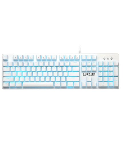 GAMDIAS AURA GK1 WHITE MECHANICAL KEYBOARD