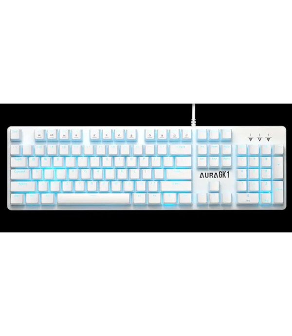 GAMDIAS AURA GK1 WHITE MECHANICAL KEYBOARD