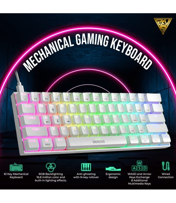 GAMDIAS WIRED MECHANICAL KEYBOARD HERMES E3