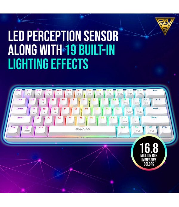 GAMDIAS WIRED MECHANICAL KEYBOARD HERMES E3