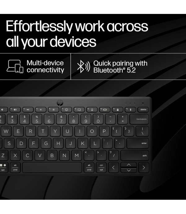 HP COMPACT MULTI DEVICE BT KEYBOARD 350 WHT