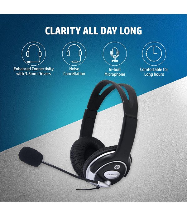 HP HEADPHONE WITH MICROPHONE