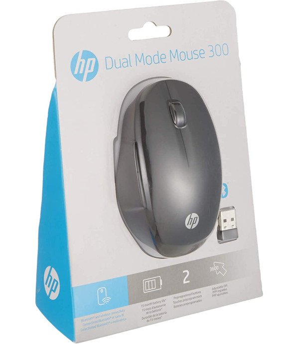 HP MOUSE DUAL MODE BLACK 300