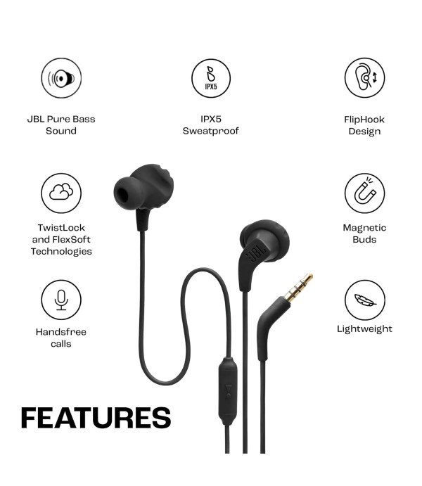 JBL EARPHONE ENDURANCE RUN 2