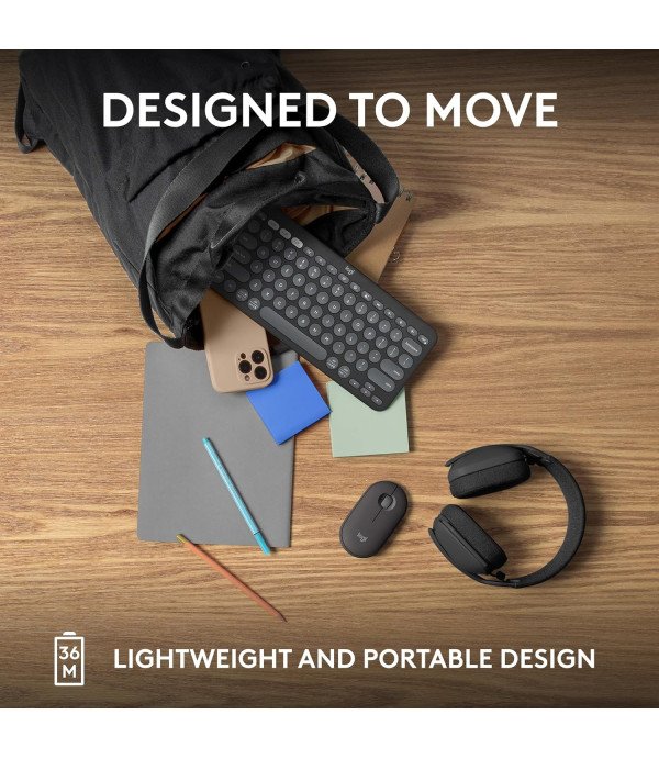 LOGITECH BLUETOOTH KEYBOARD K380 PEBBLE 2