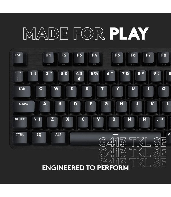 LOGITECH GAMING KEYBOARD CARBON MECHANICAL G413 - TKL