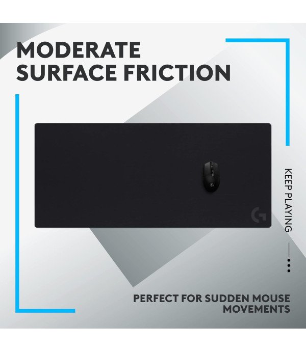 LOGITECH GAMING MOUSEPAD G840 XL RUBBER BLACK