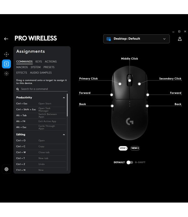 LOGITECH G PRO WIRELESS GAMING MOUSE