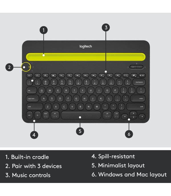 LOGITECH KEYBOARD BLUETOOTH K480