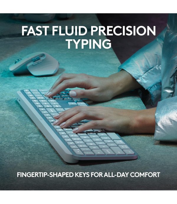 LOGITECH KEYBOARD MX KEYS S PALEGREY