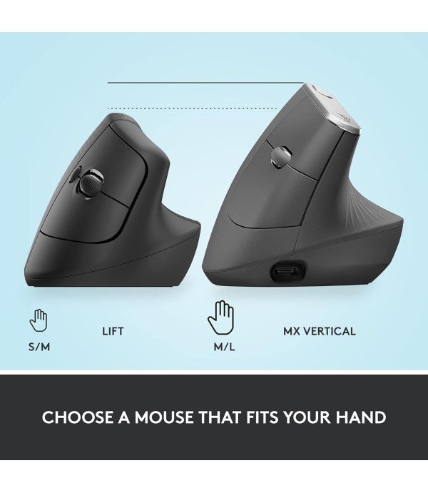 LOGITECH VERTICAL ERGONOMIC MOUSE LIFT