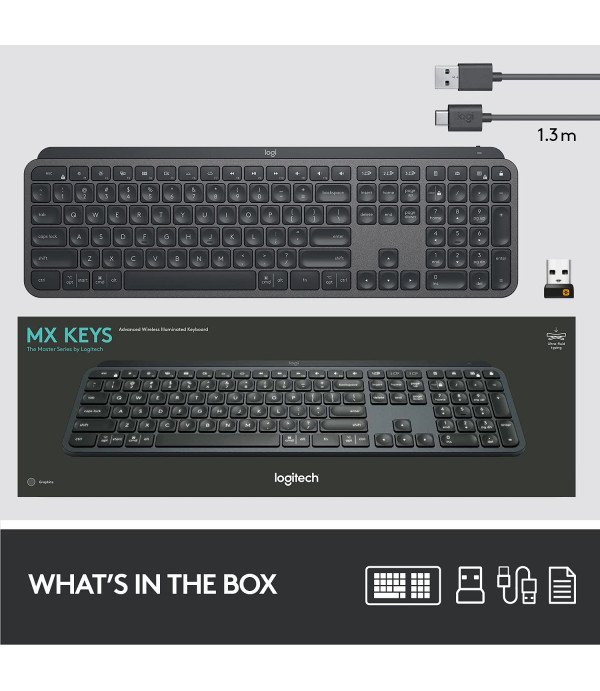 LOGITECH WIRELESS KEYBOARD MX KEYS