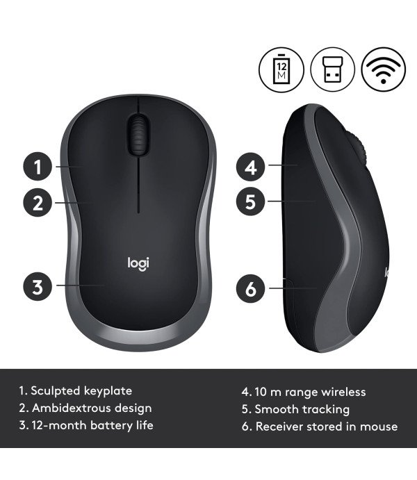 LOGITECH WIRELESS MOUSE M185