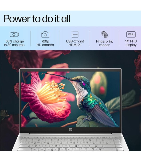 HP LAPTOP 14-DV2014TU (I5-12/16GB/512GB/14.0/WIN11+MS)